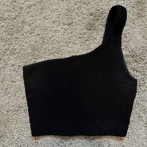 Babaton Sculpt Knit One shoulder Tank